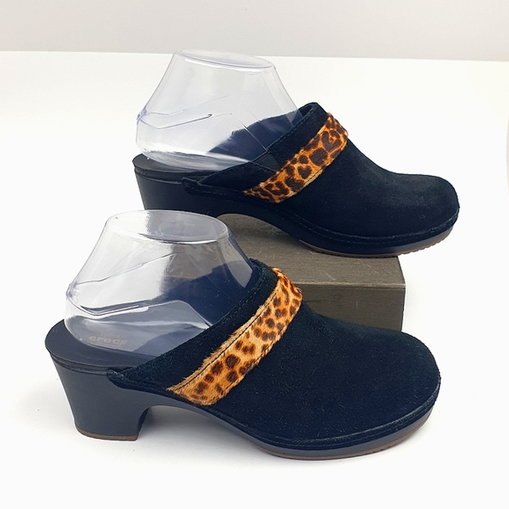 Crocs triple comfort Sarah leopard standard fit size 8